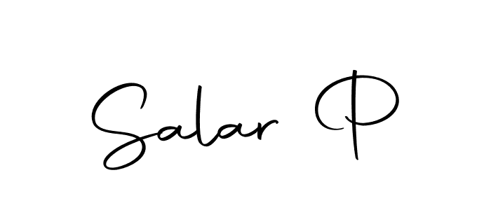 Make a beautiful signature design for name Salar P. Use this online signature maker to create a handwritten signature for free. Salar P signature style 10 images and pictures png