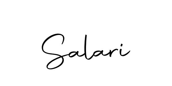 Make a beautiful signature design for name Salari. With this signature (Autography-DOLnW) style, you can create a handwritten signature for free. Salari signature style 10 images and pictures png
