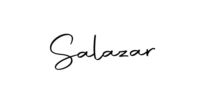 Use a signature maker to create a handwritten signature online. With this signature software, you can design (Autography-DOLnW) your own signature for name Salazar. Salazar signature style 10 images and pictures png