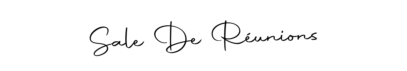Make a beautiful signature design for name Sale De Réunions. Use this online signature maker to create a handwritten signature for free. Sale De Réunions signature style 10 images and pictures png