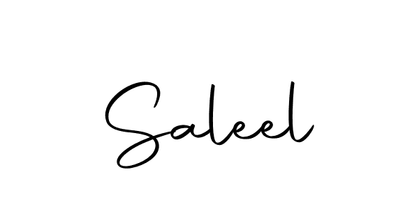 How to make Saleel name signature. Use Autography-DOLnW style for creating short signs online. This is the latest handwritten sign. Saleel signature style 10 images and pictures png