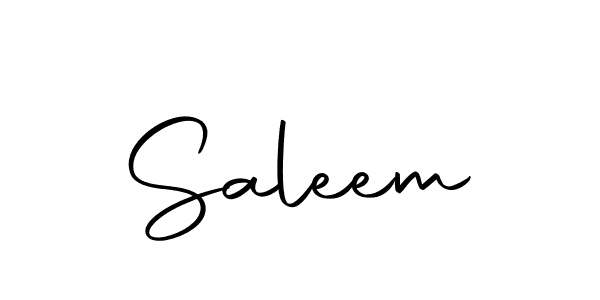 How to make Saleem signature? Autography-DOLnW is a professional autograph style. Create handwritten signature for Saleem name. Saleem signature style 10 images and pictures png