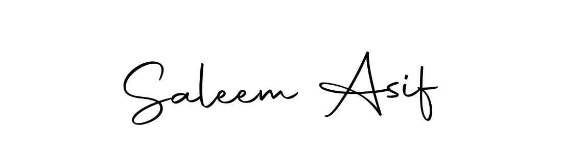 Make a beautiful signature design for name Saleem Asif. Use this online signature maker to create a handwritten signature for free. Saleem Asif signature style 10 images and pictures png