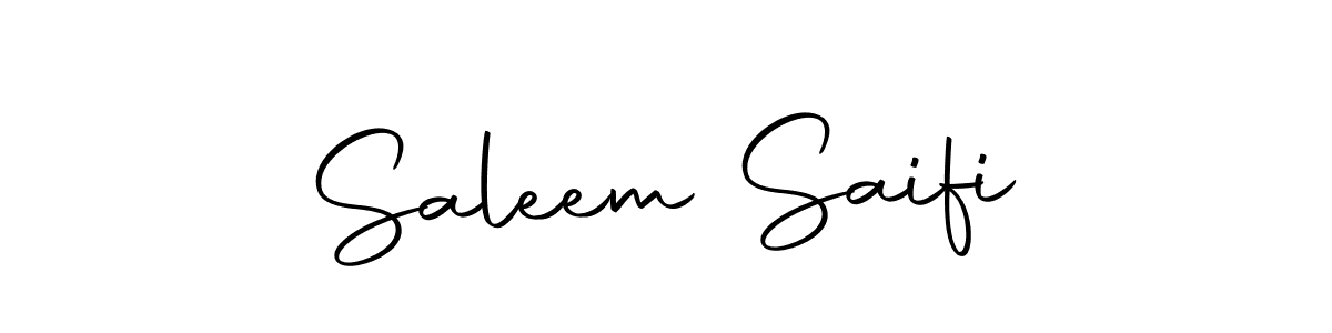 Make a beautiful signature design for name Saleem Saifi. With this signature (Autography-DOLnW) style, you can create a handwritten signature for free. Saleem Saifi signature style 10 images and pictures png