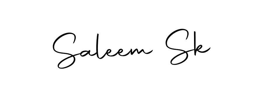 How to make Saleem Sk signature? Autography-DOLnW is a professional autograph style. Create handwritten signature for Saleem Sk name. Saleem Sk signature style 10 images and pictures png