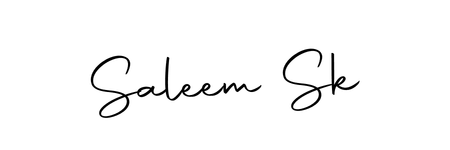 You should practise on your own different ways (Autography-DOLnW) to write your name (Saleem Sk) in signature. don't let someone else do it for you. Saleem Sk signature style 10 images and pictures png