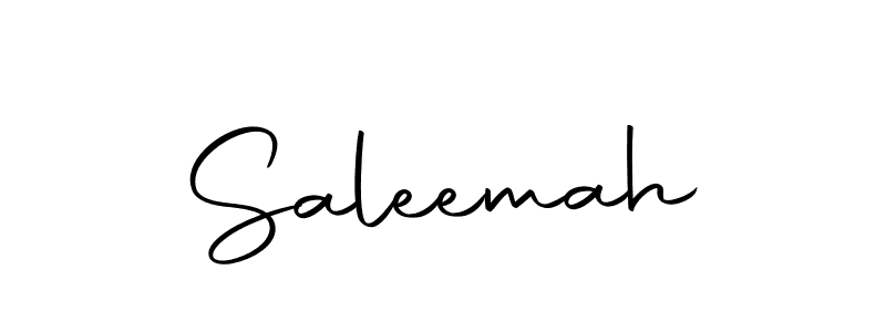 How to make Saleemah signature? Autography-DOLnW is a professional autograph style. Create handwritten signature for Saleemah name. Saleemah signature style 10 images and pictures png