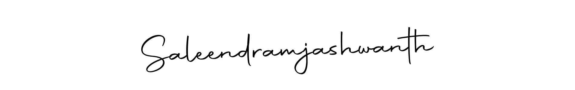 Design your own signature with our free online signature maker. With this signature software, you can create a handwritten (Autography-DOLnW) signature for name Saleendramjashwanth. Saleendramjashwanth signature style 10 images and pictures png