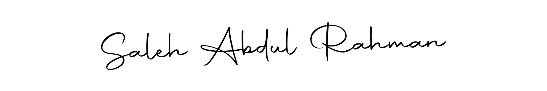 This is the best signature style for the Saleh Abdul Rahman name. Also you like these signature font (Autography-DOLnW). Mix name signature. Saleh Abdul Rahman signature style 10 images and pictures png