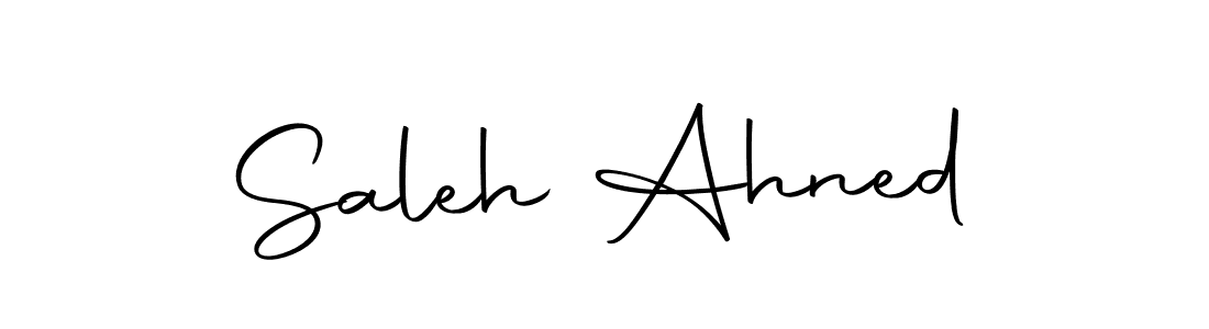 Make a beautiful signature design for name Saleh Ahned. Use this online signature maker to create a handwritten signature for free. Saleh Ahned signature style 10 images and pictures png