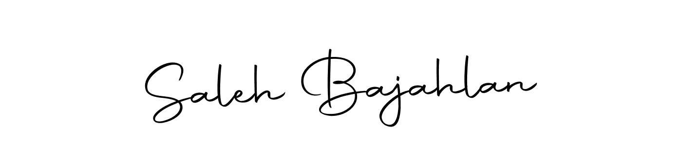 Autography-DOLnW is a professional signature style that is perfect for those who want to add a touch of class to their signature. It is also a great choice for those who want to make their signature more unique. Get Saleh Bajahlan name to fancy signature for free. Saleh Bajahlan signature style 10 images and pictures png