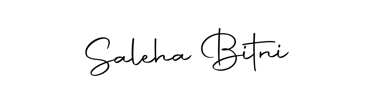 Use a signature maker to create a handwritten signature online. With this signature software, you can design (Autography-DOLnW) your own signature for name Saleha Bitni. Saleha Bitni signature style 10 images and pictures png