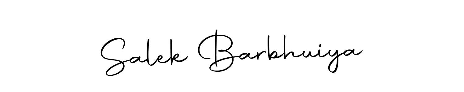 You should practise on your own different ways (Autography-DOLnW) to write your name (Salek Barbhuiya) in signature. don't let someone else do it for you. Salek Barbhuiya signature style 10 images and pictures png