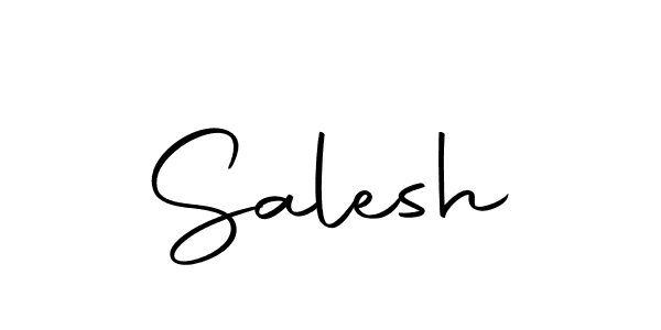 The best way (Autography-DOLnW) to make a short signature is to pick only two or three words in your name. The name Salesh include a total of six letters. For converting this name. Salesh signature style 10 images and pictures png