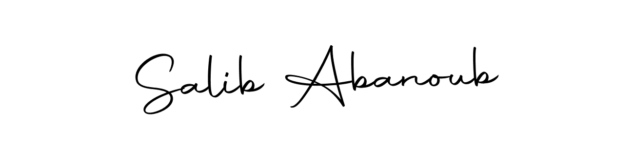 Use a signature maker to create a handwritten signature online. With this signature software, you can design (Autography-DOLnW) your own signature for name Salib Abanoub. Salib Abanoub signature style 10 images and pictures png