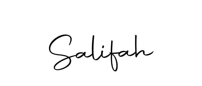 Use a signature maker to create a handwritten signature online. With this signature software, you can design (Autography-DOLnW) your own signature for name Salifah. Salifah signature style 10 images and pictures png