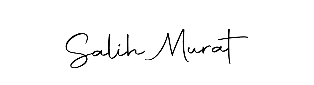 How to make Salih Murat name signature. Use Autography-DOLnW style for creating short signs online. This is the latest handwritten sign. Salih Murat signature style 10 images and pictures png