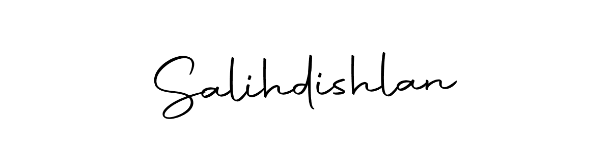 Create a beautiful signature design for name Salihdishlan. With this signature (Autography-DOLnW) fonts, you can make a handwritten signature for free. Salihdishlan signature style 10 images and pictures png