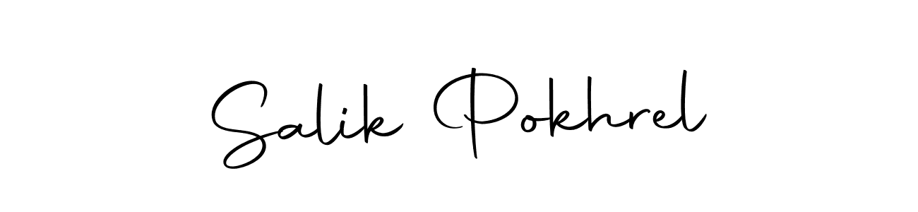 Make a short Salik Pokhrel signature style. Manage your documents anywhere anytime using Autography-DOLnW. Create and add eSignatures, submit forms, share and send files easily. Salik Pokhrel signature style 10 images and pictures png
