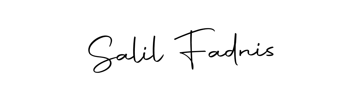 Design your own signature with our free online signature maker. With this signature software, you can create a handwritten (Autography-DOLnW) signature for name Salil Fadnis. Salil Fadnis signature style 10 images and pictures png