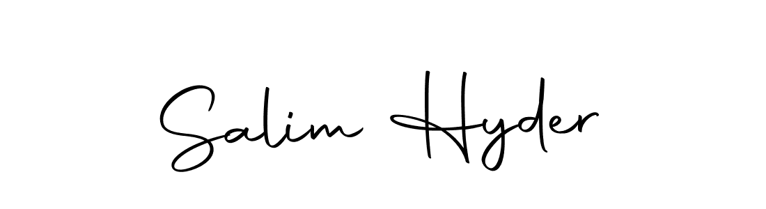 Design your own signature with our free online signature maker. With this signature software, you can create a handwritten (Autography-DOLnW) signature for name Salim Hyder. Salim Hyder signature style 10 images and pictures png