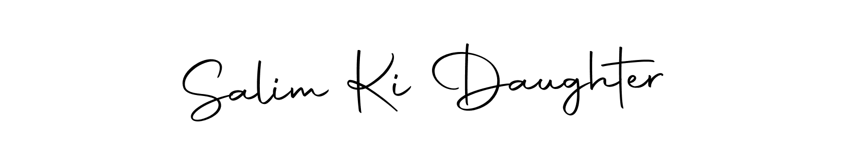Make a beautiful signature design for name Salim Ki Daughter. With this signature (Autography-DOLnW) style, you can create a handwritten signature for free. Salim Ki Daughter signature style 10 images and pictures png