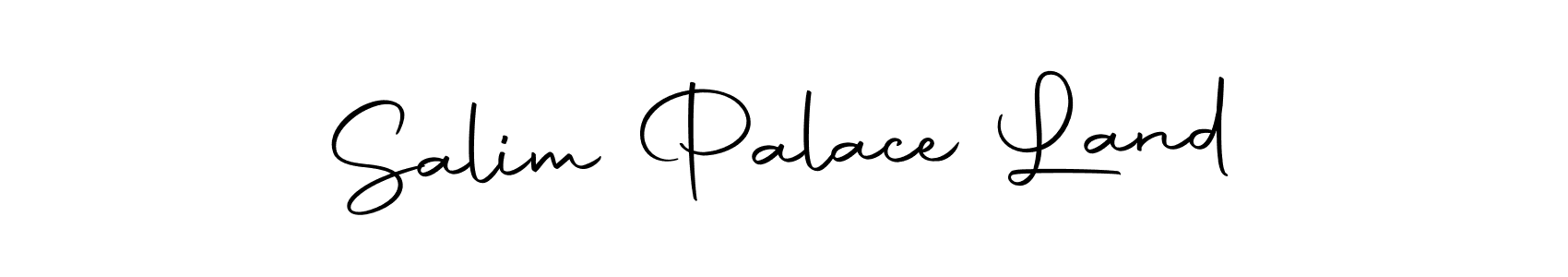 Design your own signature with our free online signature maker. With this signature software, you can create a handwritten (Autography-DOLnW) signature for name Salim Palace Land. Salim Palace Land signature style 10 images and pictures png