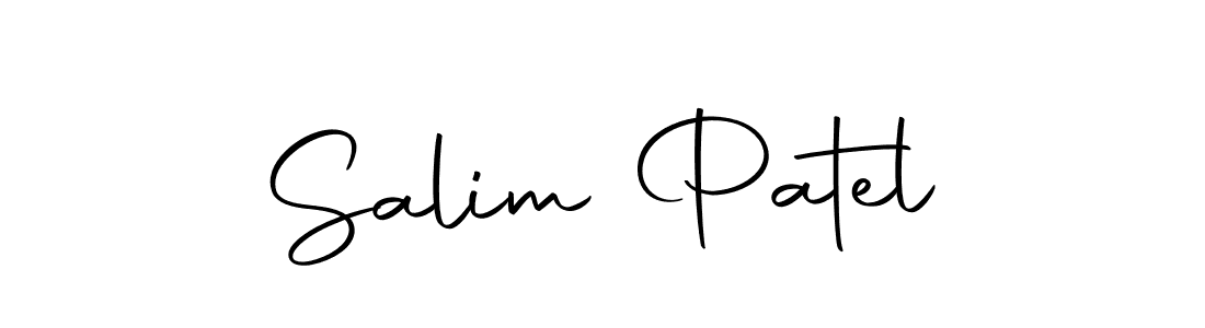 Create a beautiful signature design for name Salim Patel. With this signature (Autography-DOLnW) fonts, you can make a handwritten signature for free. Salim Patel signature style 10 images and pictures png