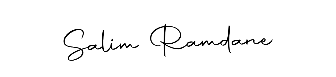 Make a short Salim Ramdane signature style. Manage your documents anywhere anytime using Autography-DOLnW. Create and add eSignatures, submit forms, share and send files easily. Salim Ramdane signature style 10 images and pictures png