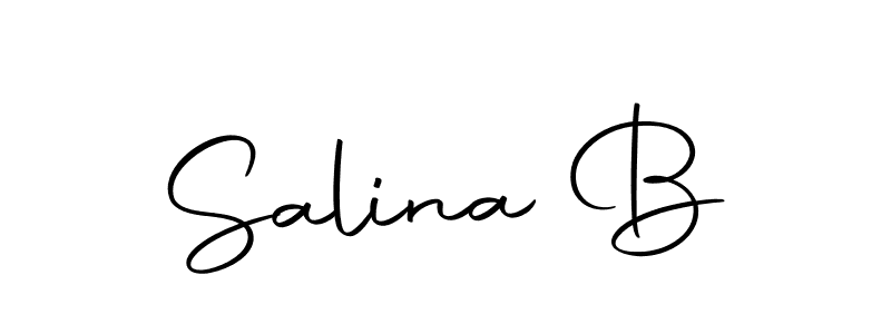 Make a beautiful signature design for name Salina B. Use this online signature maker to create a handwritten signature for free. Salina B signature style 10 images and pictures png