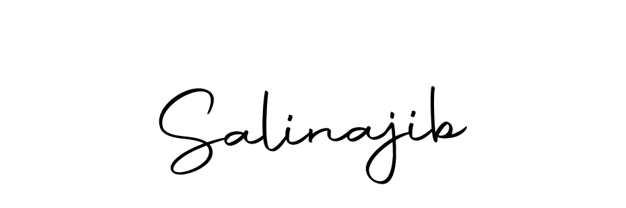 How to make Salinajib signature? Autography-DOLnW is a professional autograph style. Create handwritten signature for Salinajib name. Salinajib signature style 10 images and pictures png