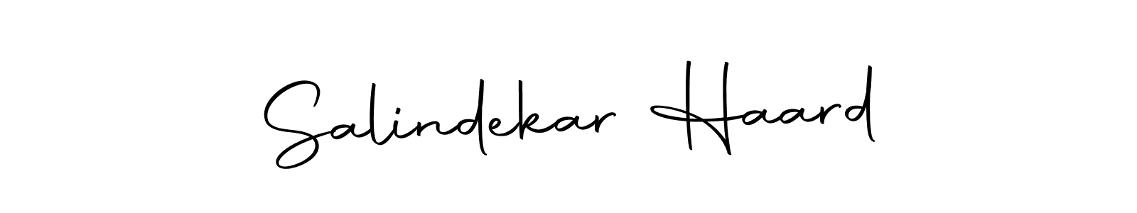 Create a beautiful signature design for name Salindekar Haard. With this signature (Autography-DOLnW) fonts, you can make a handwritten signature for free. Salindekar Haard signature style 10 images and pictures png