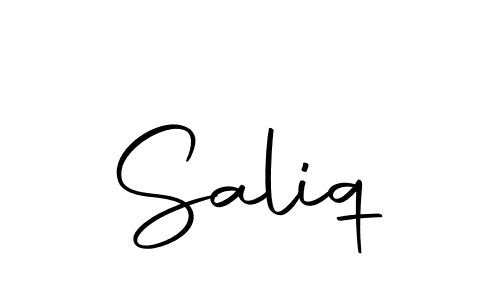 Also we have Saliq name is the best signature style. Create professional handwritten signature collection using Autography-DOLnW autograph style. Saliq signature style 10 images and pictures png