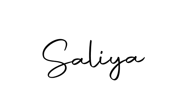 How to make Saliya name signature. Use Autography-DOLnW style for creating short signs online. This is the latest handwritten sign. Saliya signature style 10 images and pictures png