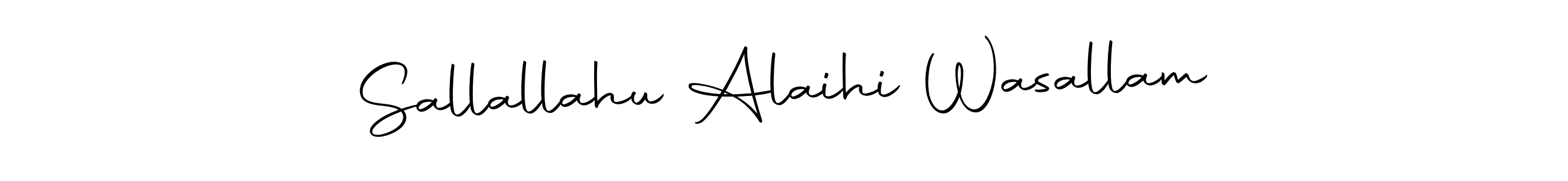 Make a beautiful signature design for name Sallallahu Alaihi Wasallam. With this signature (Autography-DOLnW) style, you can create a handwritten signature for free. Sallallahu Alaihi Wasallam signature style 10 images and pictures png