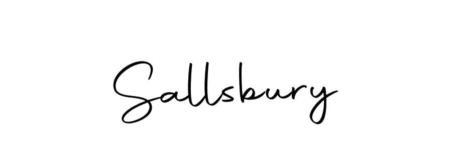 You should practise on your own different ways (Autography-DOLnW) to write your name (Sallsbury) in signature. don't let someone else do it for you. Sallsbury signature style 10 images and pictures png