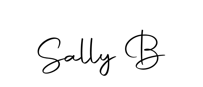 Sally B stylish signature style. Best Handwritten Sign (Autography-DOLnW) for my name. Handwritten Signature Collection Ideas for my name Sally B. Sally B signature style 10 images and pictures png