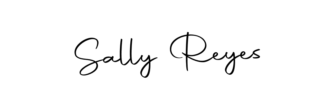 Create a beautiful signature design for name Sally Reyes. With this signature (Autography-DOLnW) fonts, you can make a handwritten signature for free. Sally Reyes signature style 10 images and pictures png