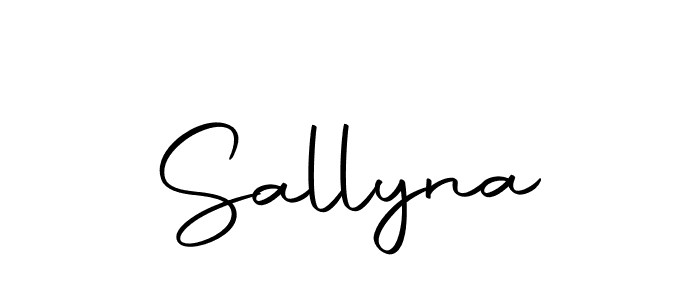 Make a beautiful signature design for name Sallyna. With this signature (Autography-DOLnW) style, you can create a handwritten signature for free. Sallyna signature style 10 images and pictures png