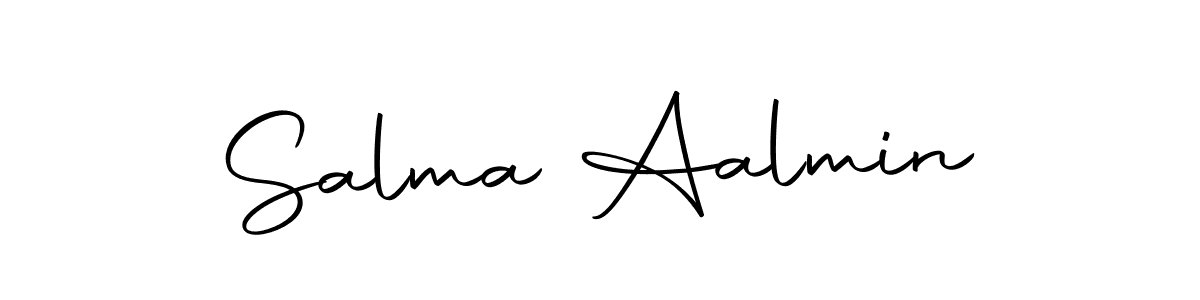 Make a beautiful signature design for name Salma Aalmin. With this signature (Autography-DOLnW) style, you can create a handwritten signature for free. Salma Aalmin signature style 10 images and pictures png