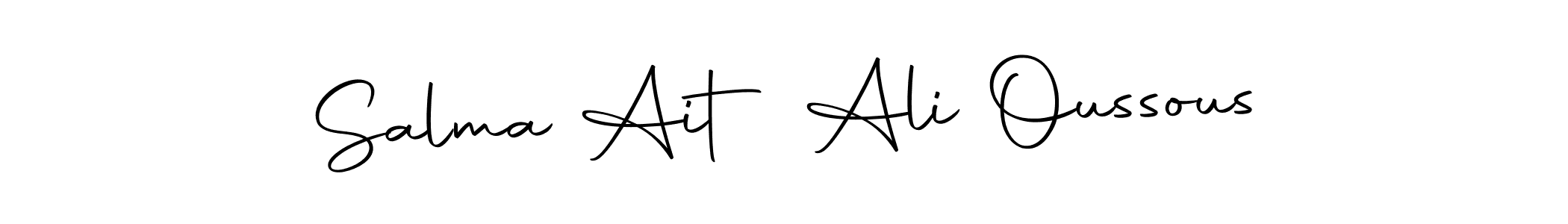 This is the best signature style for the Salma Ait Ali Oussous name. Also you like these signature font (Autography-DOLnW). Mix name signature. Salma Ait Ali Oussous signature style 10 images and pictures png