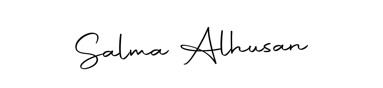 You should practise on your own different ways (Autography-DOLnW) to write your name (Salma Alhusan) in signature. don't let someone else do it for you. Salma Alhusan signature style 10 images and pictures png