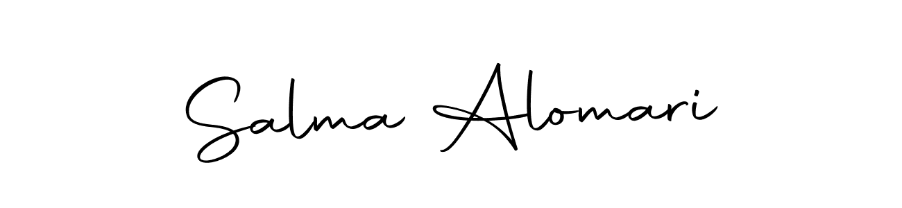 This is the best signature style for the Salma Alomari name. Also you like these signature font (Autography-DOLnW). Mix name signature. Salma Alomari signature style 10 images and pictures png