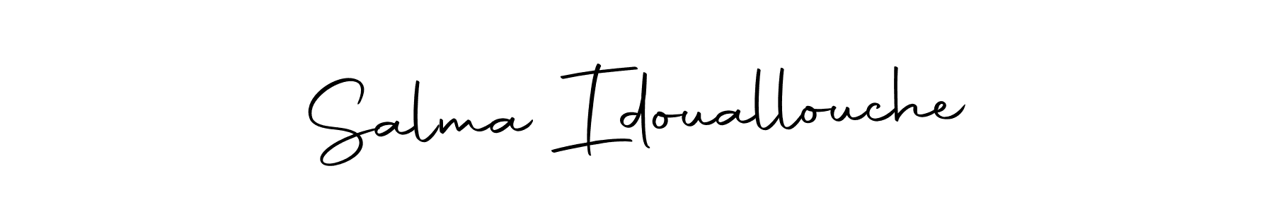 Check out images of Autograph of Salma Idouallouche name. Actor Salma Idouallouche Signature Style. Autography-DOLnW is a professional sign style online. Salma Idouallouche signature style 10 images and pictures png