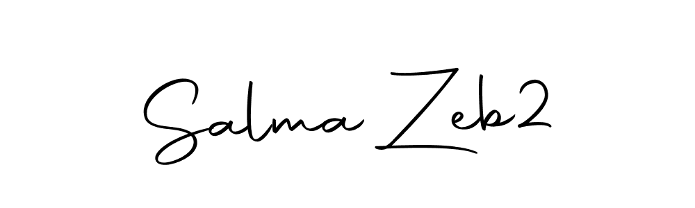This is the best signature style for the Salma Zeb2 name. Also you like these signature font (Autography-DOLnW). Mix name signature. Salma Zeb2 signature style 10 images and pictures png