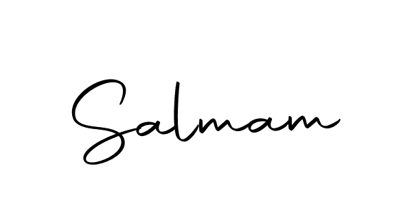 You should practise on your own different ways (Autography-DOLnW) to write your name (Salmam) in signature. don't let someone else do it for you. Salmam signature style 10 images and pictures png