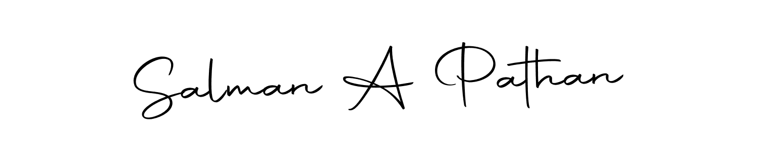 You should practise on your own different ways (Autography-DOLnW) to write your name (Salman A Pathan) in signature. don't let someone else do it for you. Salman A Pathan signature style 10 images and pictures png