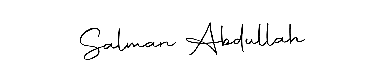 How to make Salman Abdullah signature? Autography-DOLnW is a professional autograph style. Create handwritten signature for Salman Abdullah name. Salman Abdullah signature style 10 images and pictures png