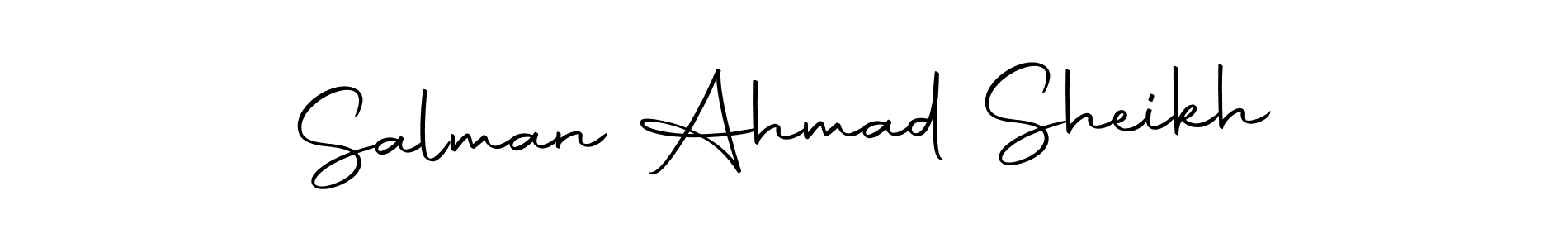 Make a short Salman Ahmad Sheikh signature style. Manage your documents anywhere anytime using Autography-DOLnW. Create and add eSignatures, submit forms, share and send files easily. Salman Ahmad Sheikh signature style 10 images and pictures png
