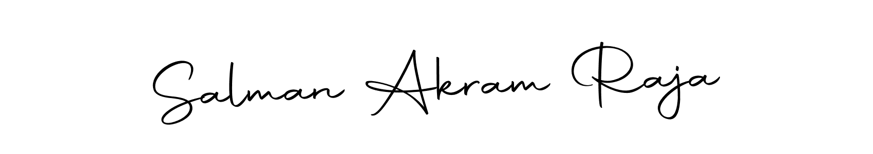 Make a beautiful signature design for name Salman Akram Raja. With this signature (Autography-DOLnW) style, you can create a handwritten signature for free. Salman Akram Raja signature style 10 images and pictures png
